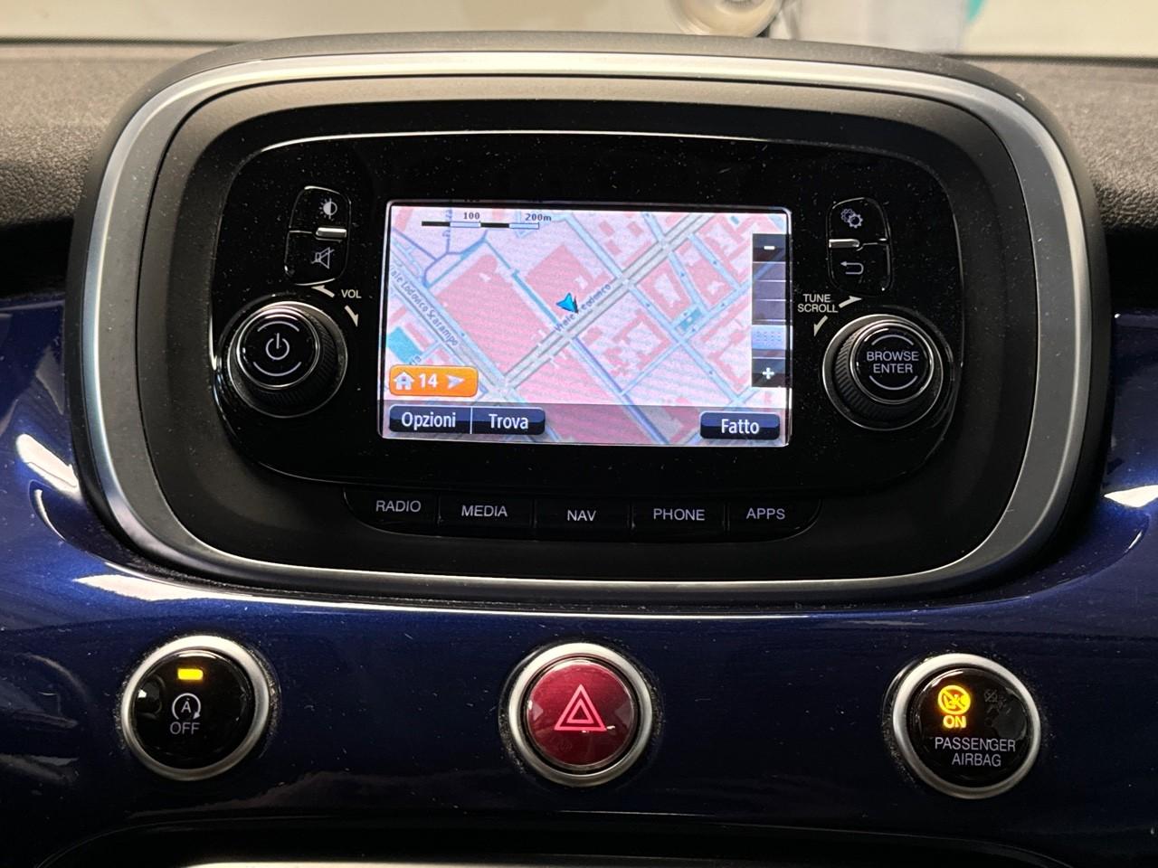 Fiat Fiat 500X usata, con airbag anteriore conducente intelligente, airbag anteriore passeggero intelligente con interrutore di disattivazione