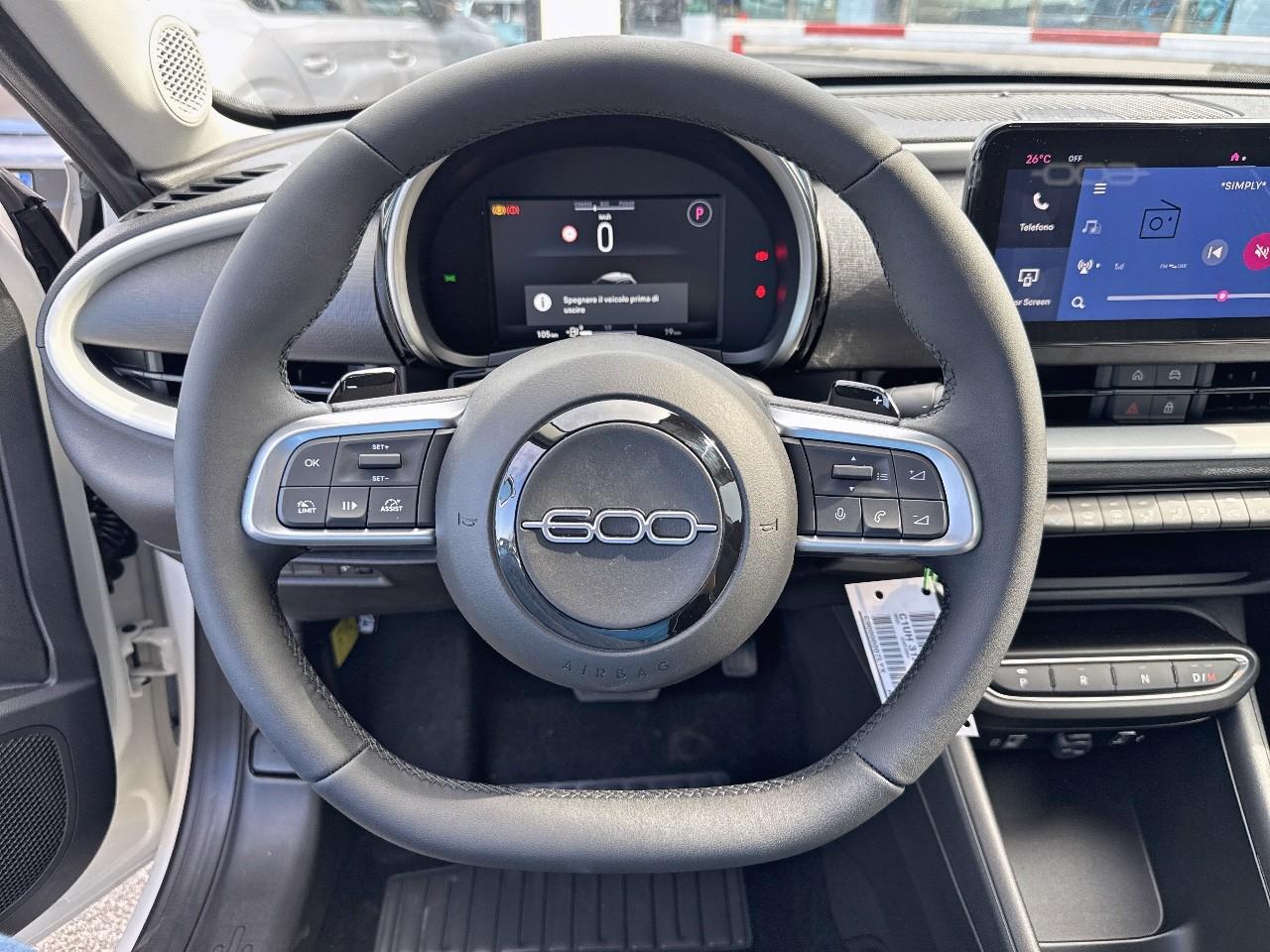 Fiat Fiat 600 usata, con aggiornamenti via etere aggiornamenti ota