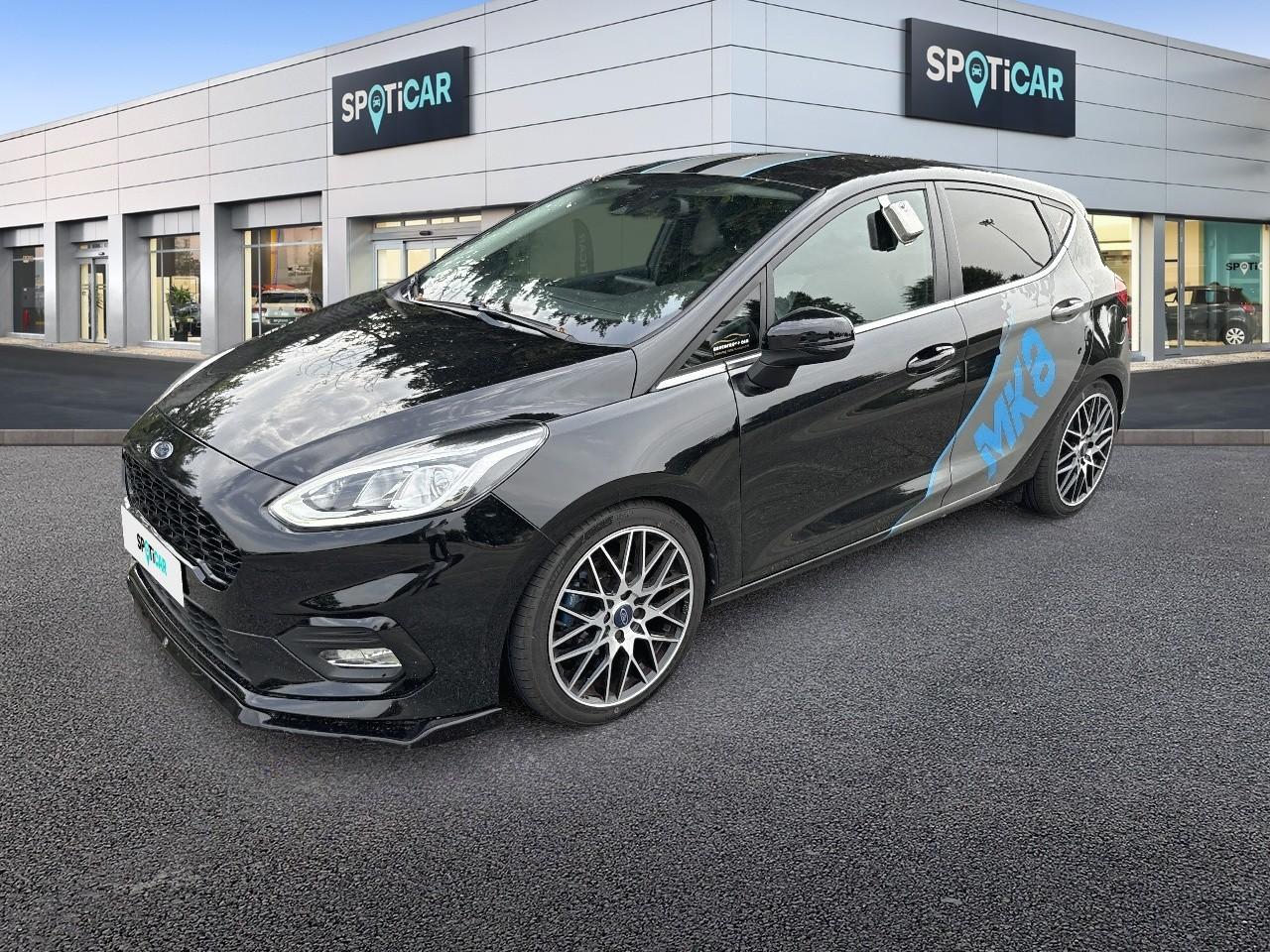 FORD FORD FIESTA Usato Nero MILD-HYBRID-PETROL 2021