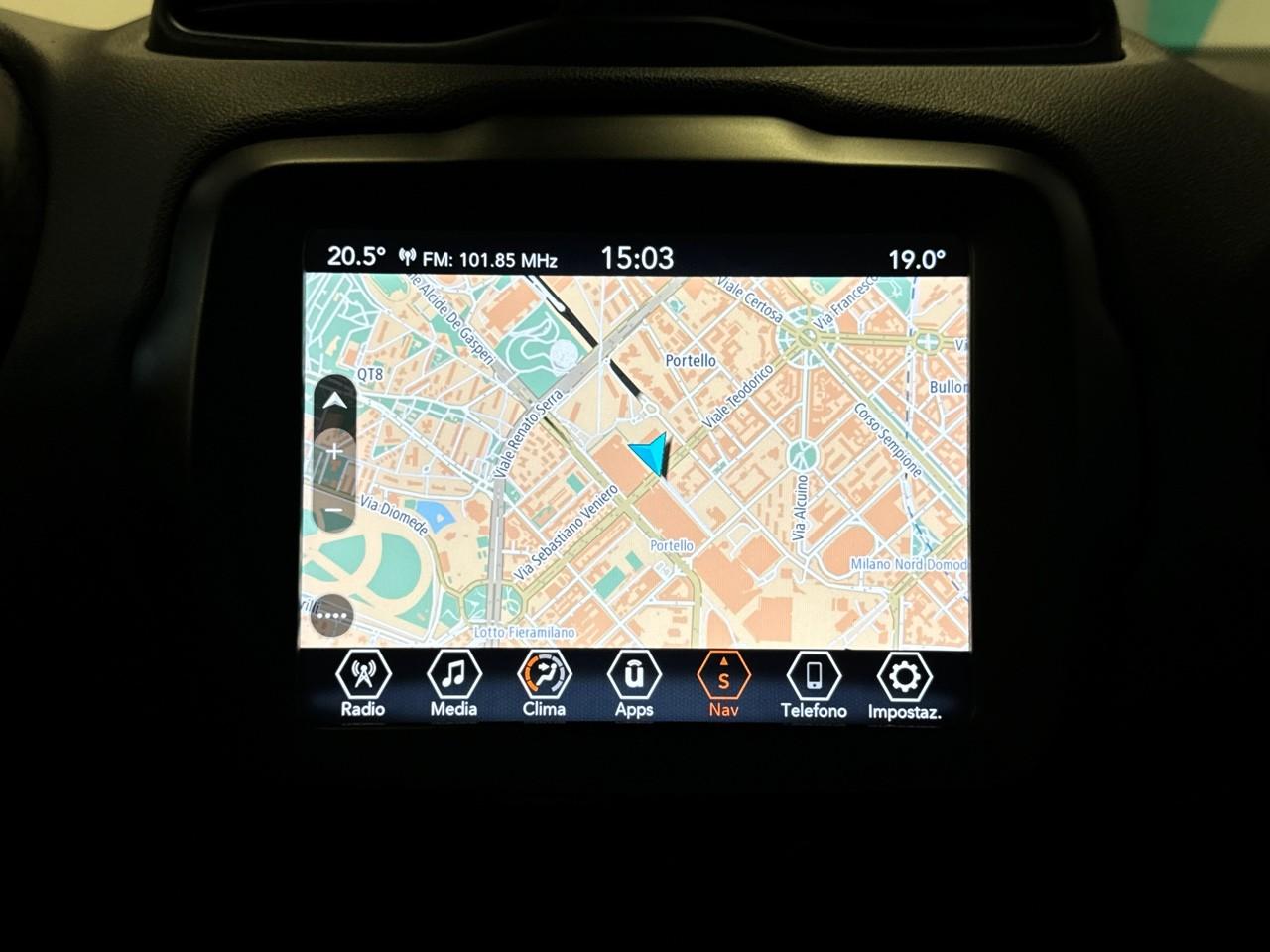 Jeep Jeep Renegade usata, con airbag anteriore conducente intelligente, airbag anteriore passeggero intelligente con interrutore di disattivazione