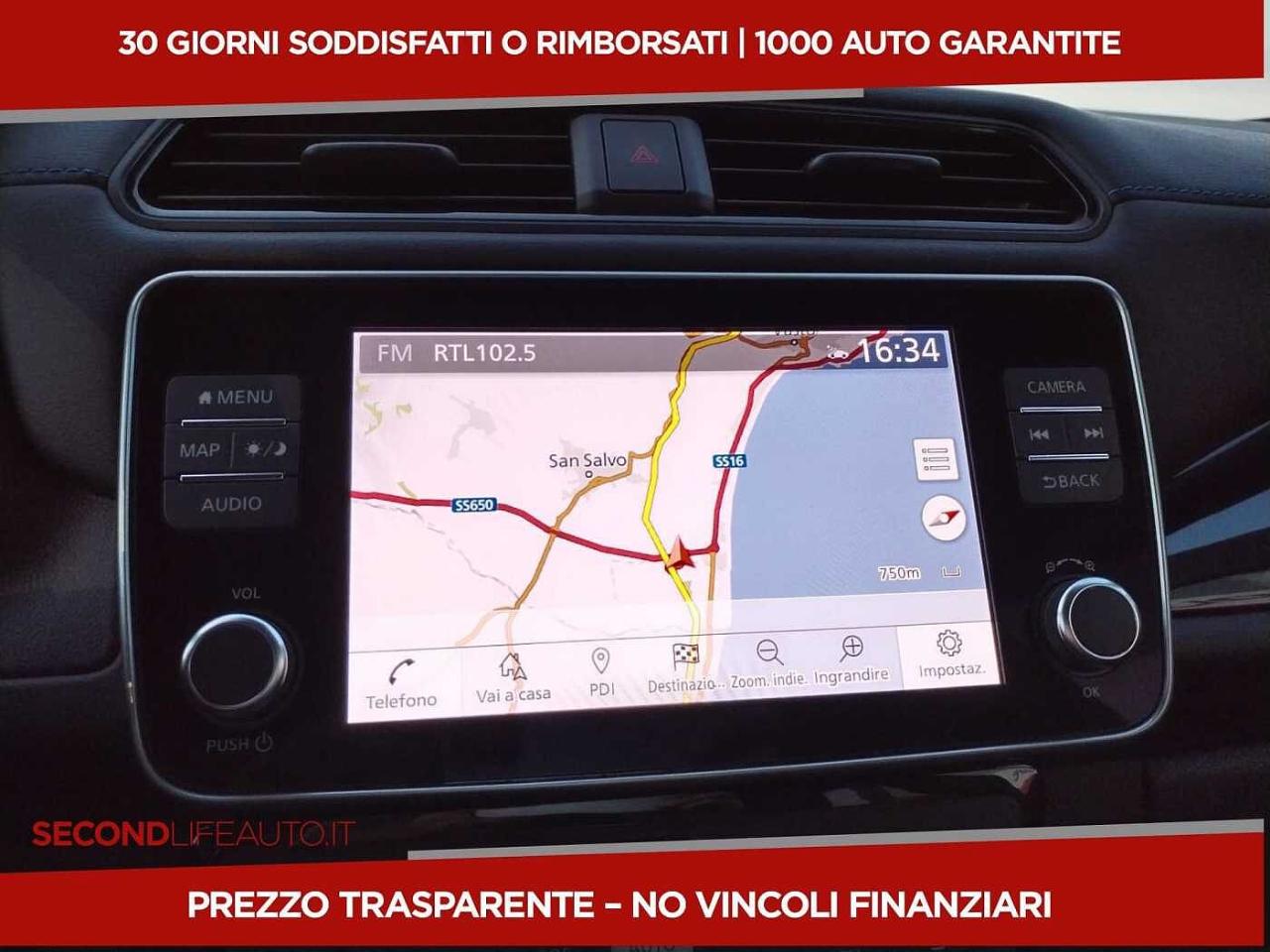 Nissan Nissan Leaf usata, con interno grigio