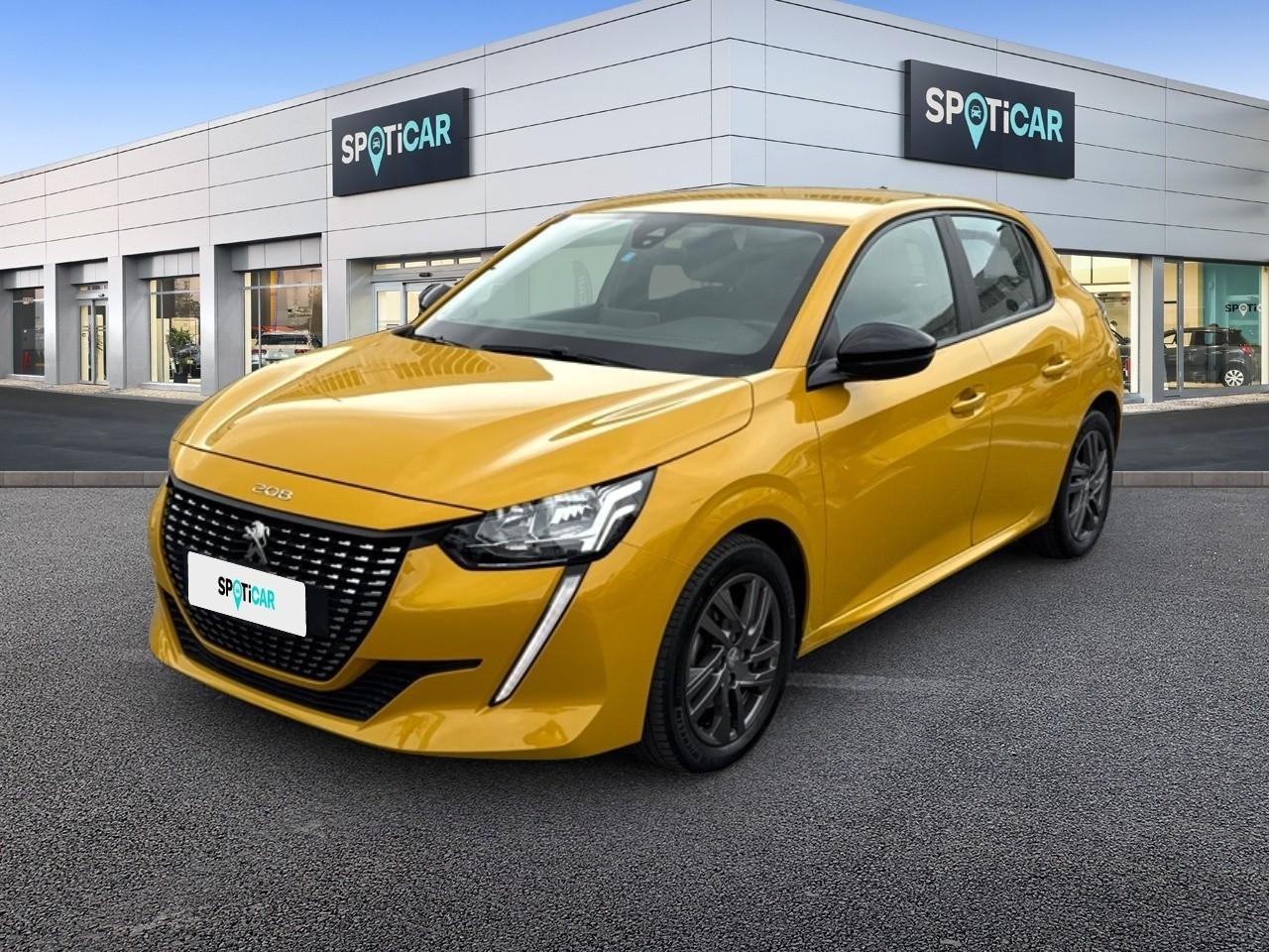 PEUGEOT PEUGEOT 208 Usato Giallo benzina 2022