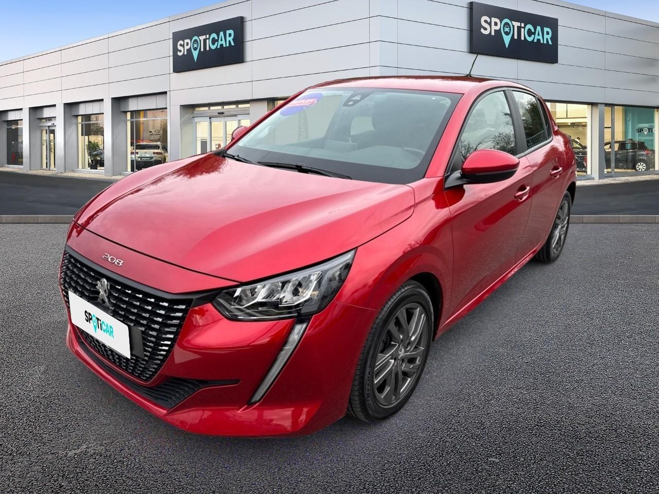 PEUGEOT PEUGEOT 208 Usato Rosso diesel 2021