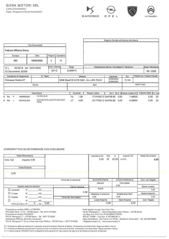 Peugeot Peugeot 3008 usata 1
