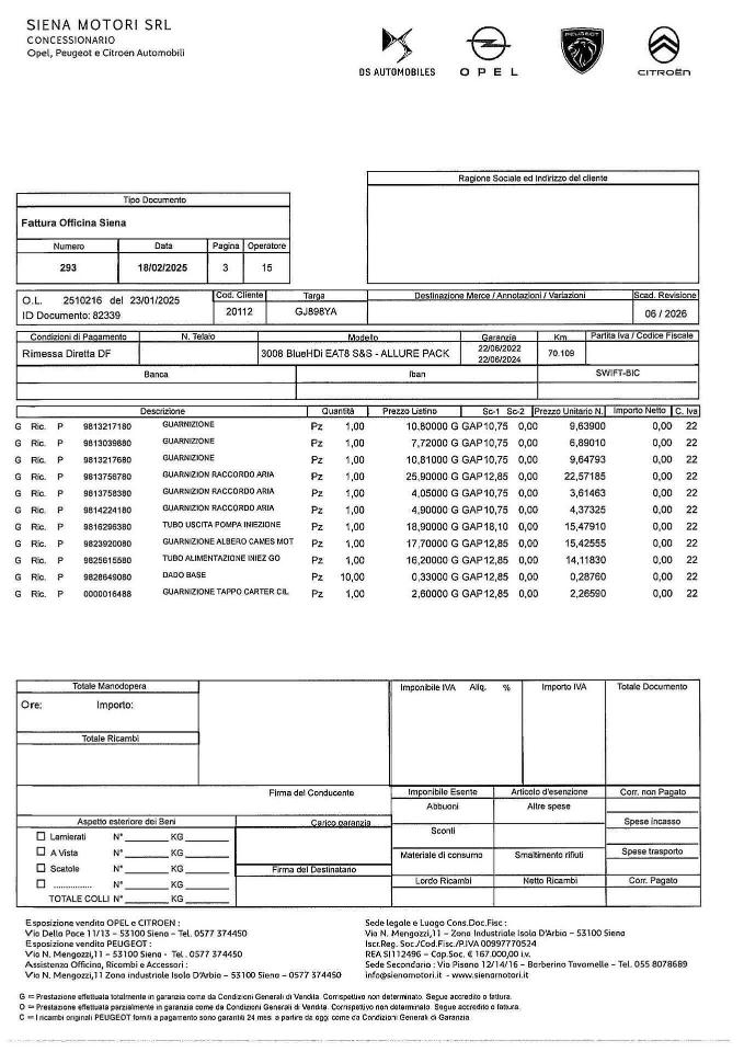 Peugeot Peugeot 3008 usata 28