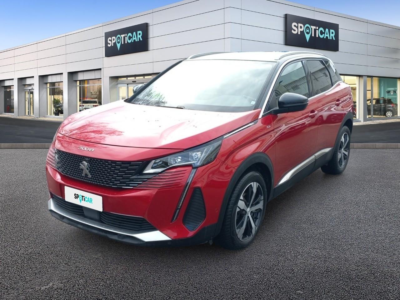 PEUGEOT PEUGEOT 3008 Usato Rosso diesel 2021