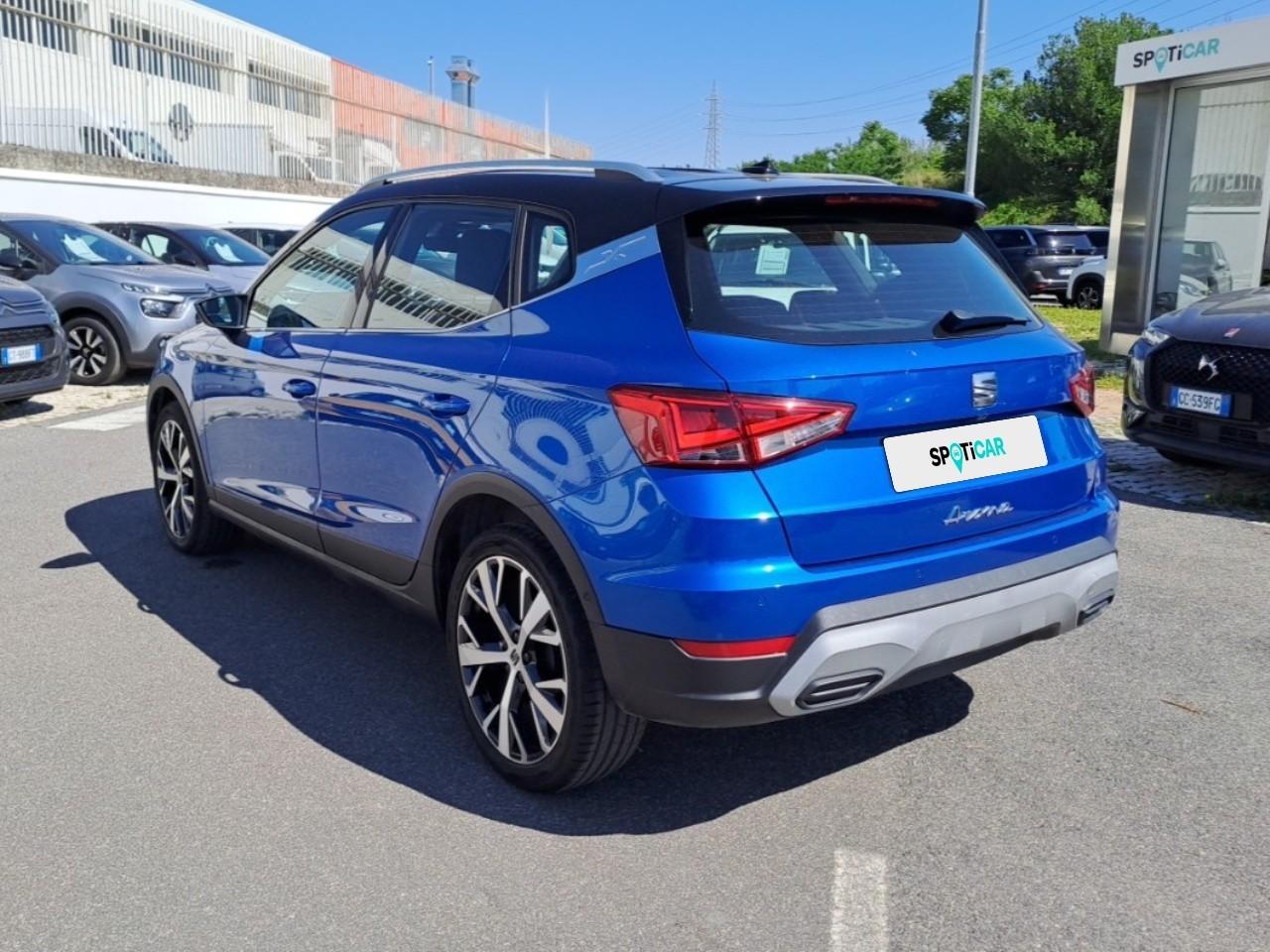 Seat Seat Arona usata, con cinture sicurezza post. conducente con pretensionatori, cinture sicurezza post. passeggero con pretensionatori, cinture sicurezza post. centrale a 3 punti