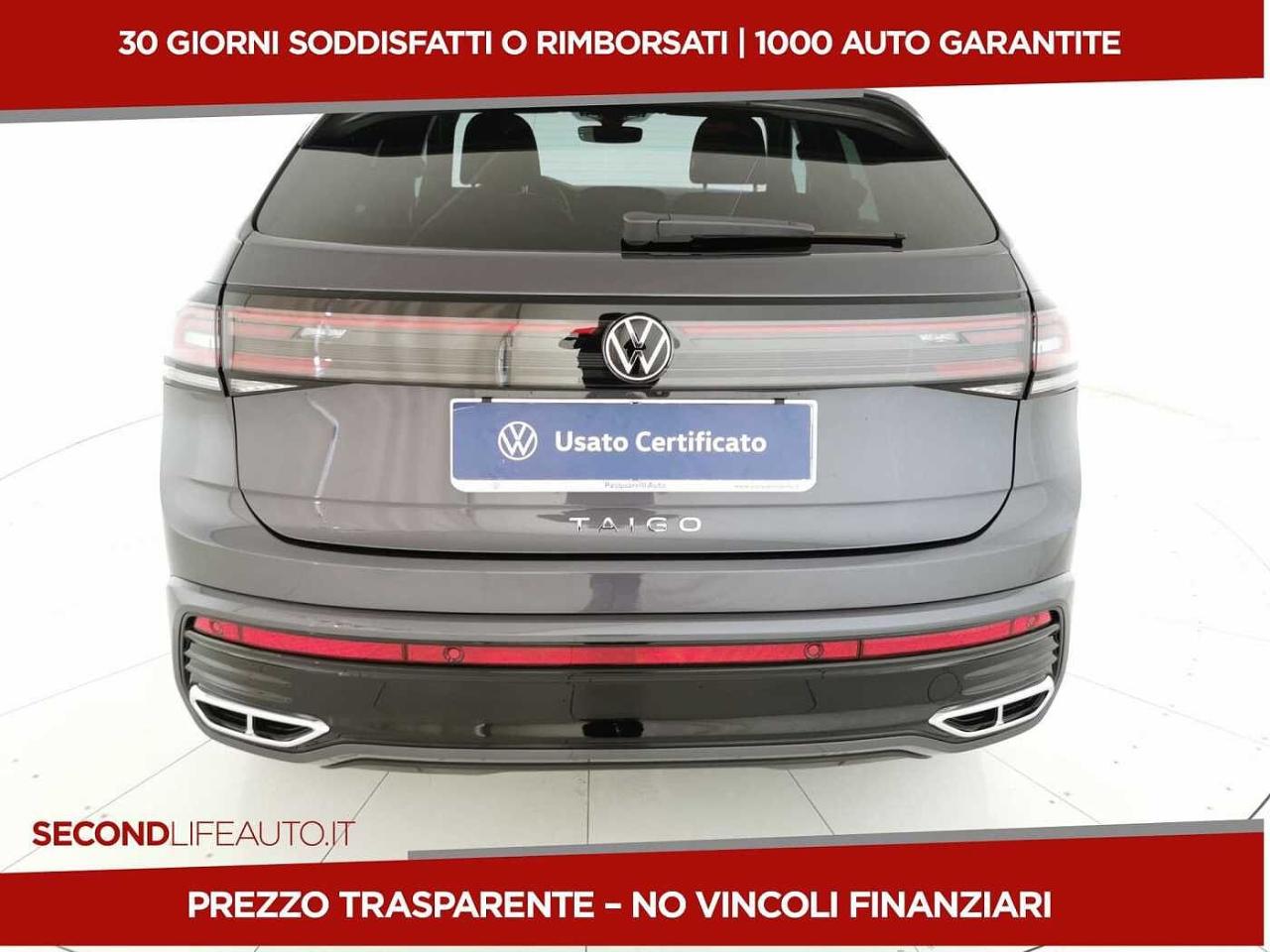 Volkswagen Volkswagen Taigo usata, con cerchi in lega leggera
