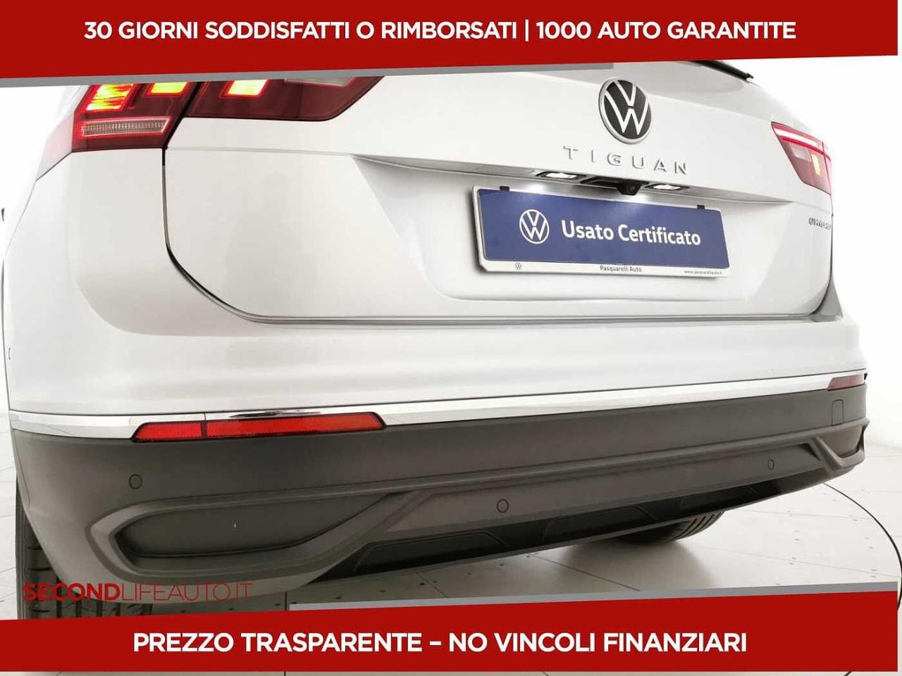 Volkswagen Volkswagen Tiguan usata, con cerchi in lega leggera