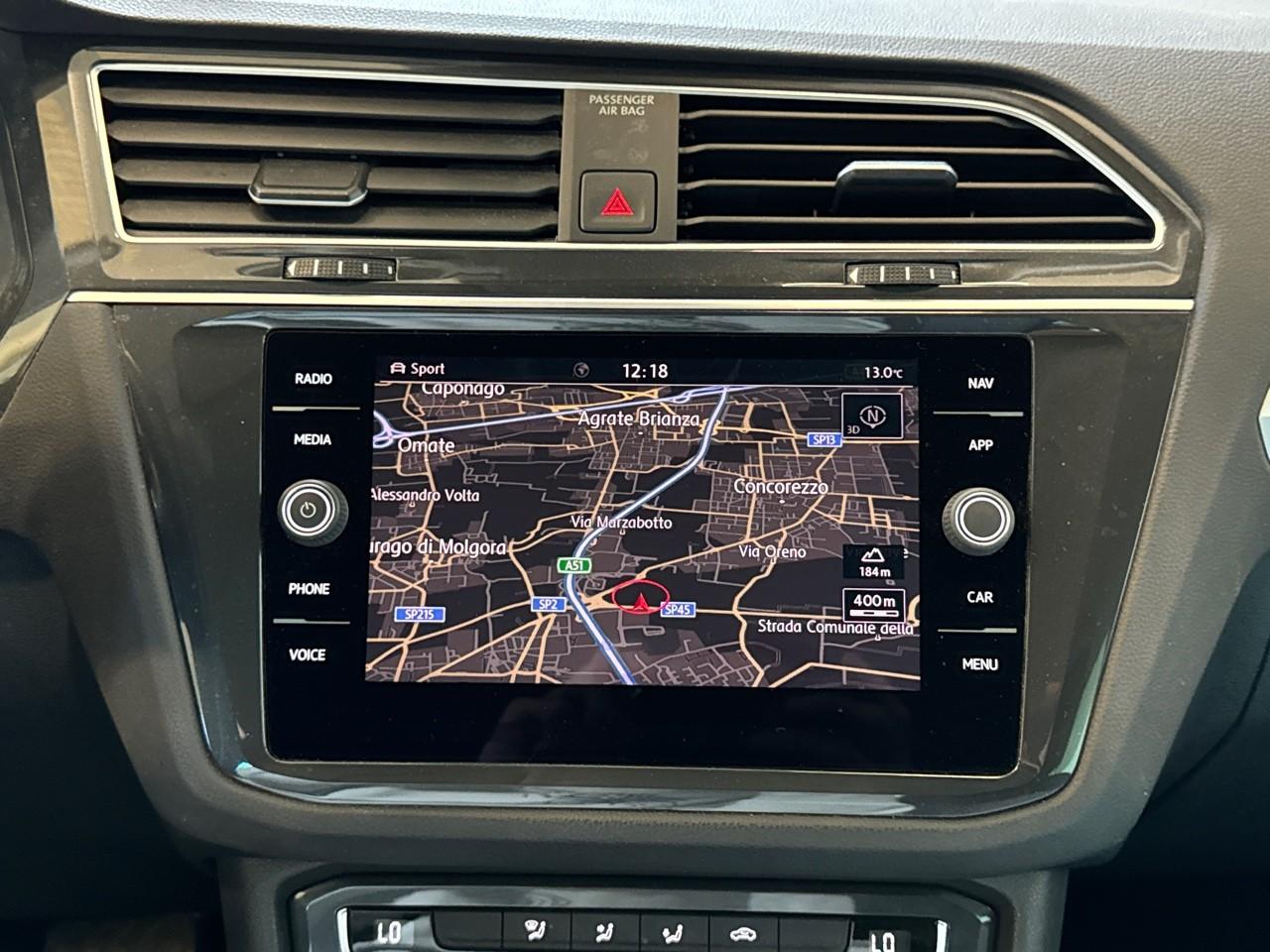 Volkswagen Volkswagen Tiguan usata, con airbag anteriore conducente, airbag anteriore passeggero con interrutore di disattivazione