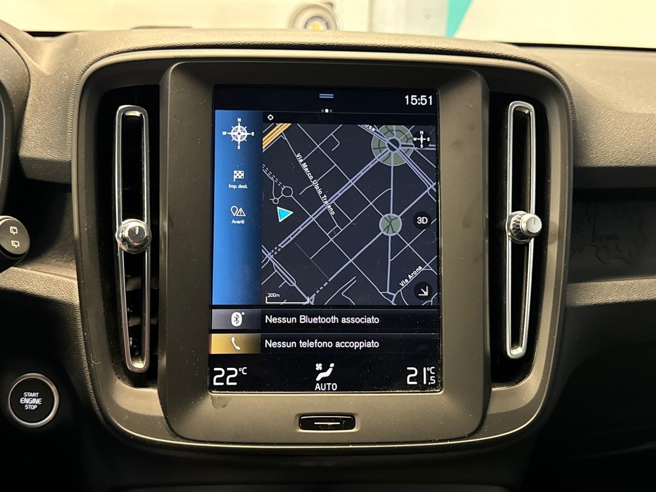Volvo Volvo XC40 usata, con airbag anteriore conducente intelligente, airbag anteriore passeggero intelligente con interrutore di disattivazione