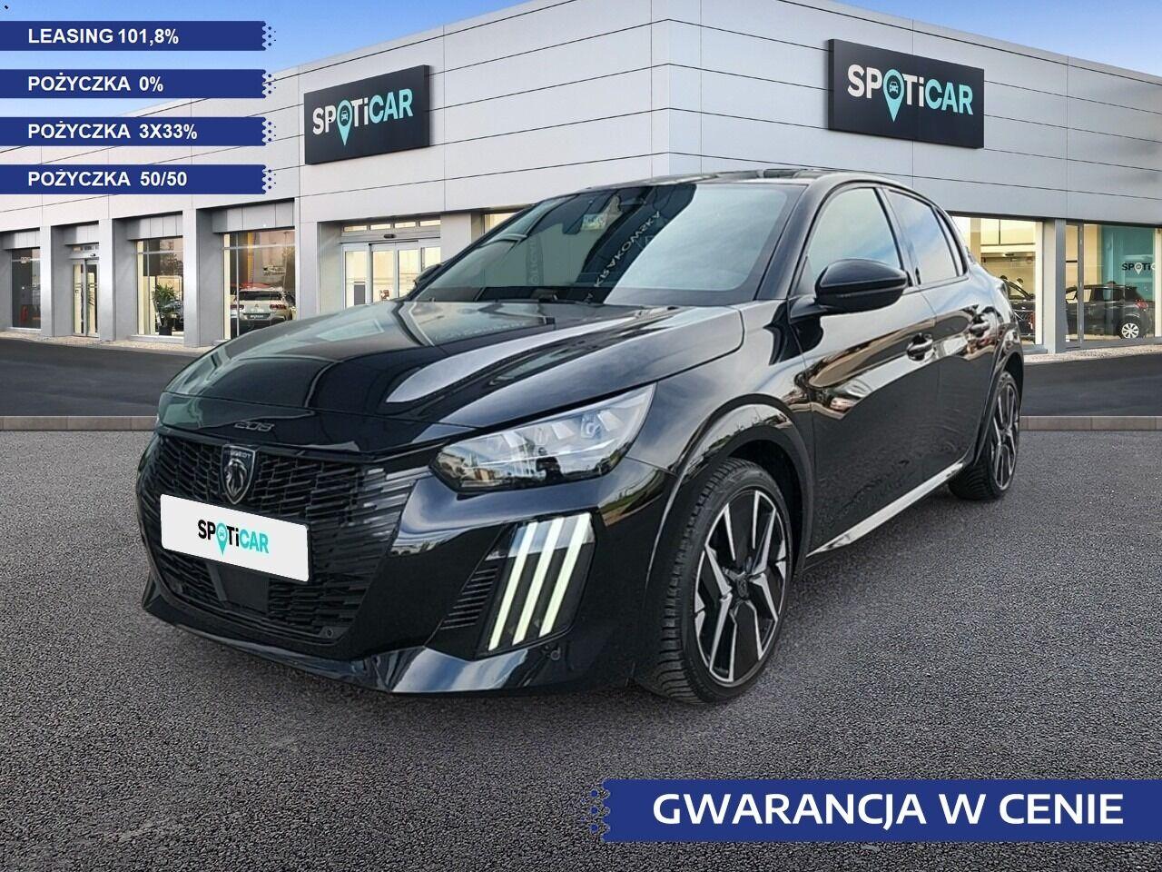 PEUGEOT PEUGEOT 208 Używany Czarny Benzyna