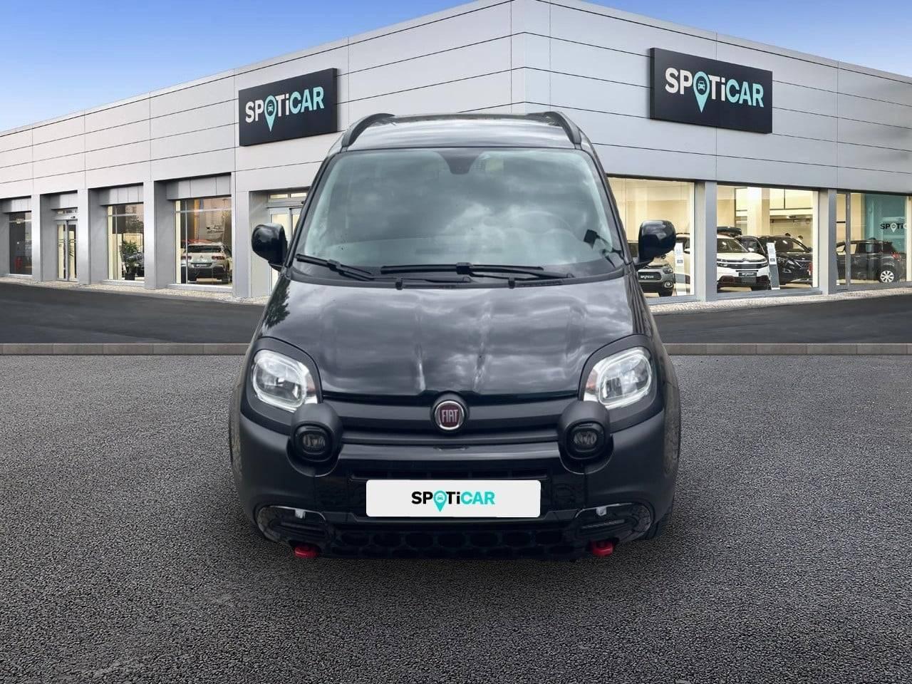 fiat panda () 1.0 hybrid 70cv red — photo 2