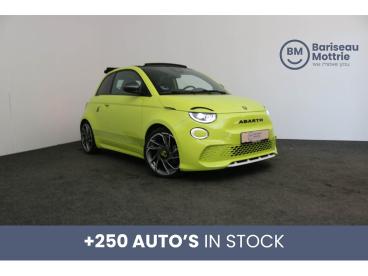 SPOTICAR Abarth 500 E Scorpionissima Cabrio *alcantara*verwarmde Zetel Tweedehands - Citadine Elektrisch Vert - Brugge - 400365068_1