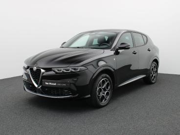 SPOTICAR Alfa Romeo Tonale 1.3 T280 Phev Q4 Ti Camera | Pdc V+a | Adaptieve C Occasions - Hatchback Hybride Rechargeable Zwart - Genk - 1200377315_1