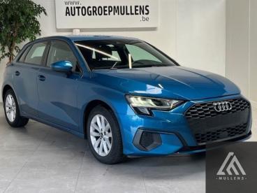 SPOTICAR Audi A3 30 Tfsi Sportback Navi + Alu Velgen + Parkpilot + Occasions - Berline Essence Bleu - Halen - 1200369865_4