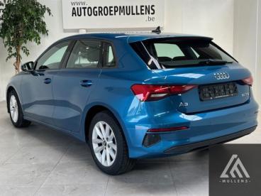 SPOTICAR Audi A3 30 Tfsi Sportback Navi + Alu Velgen + Parkpilot + Occasions - Berline Essence Bleu - Halen - 1200369865_5