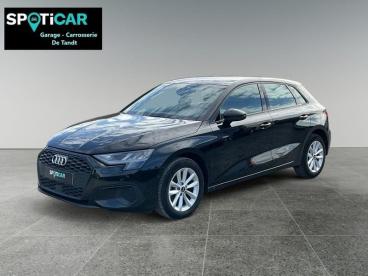 SPOTICAR Audi A3 30tfsi Attraction 110 Pk Occasions - Berline Essence Noir - Erpe-mere - 1200370526_1