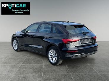 SPOTICAR Audi A3 30tfsi Attraction 110 Pk Occasions - Berline Essence Noir - Erpe-mere - 1200370526_3