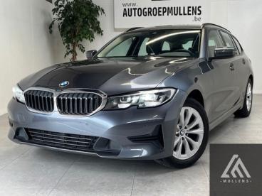 SPOTICAR Bmw Serie 3 18d Aut 150 Pk  + Led + Navi + Zetelverwarming Occasions - Berline Diesel Gris - Halen - 1200369846_1