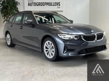 SPOTICAR Bmw Serie 3 18d Aut 150 Pk  + Led + Navi + Zetelverwarming Occasions - Berline Diesel Gris - Halen - 1200369846_3