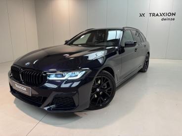 SPOTICAR Bmw Serie 5 18da Mhev Touring M-pack Tweedehands - Berline Hybrid Blue - Deinze - 1200363193_5