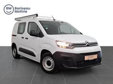 SPOTICAR Citroën Berlingo 1.2b 110pk*dakdrager*parkeersensoren Achter*cruise Occasions - Monospace Essence White - Roeselare - 1200394441_1