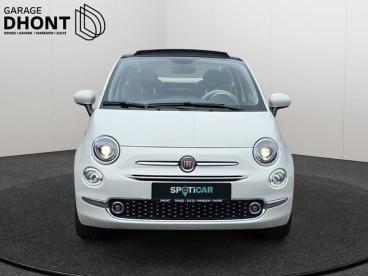 SPOTICAR Fiat 500 Dolcevita Cabrio - 1.0 Mhev - Manueel 6 - 70pk Tweedehands - Citadine Hybrid Blanc - Waregem - 400365423_2