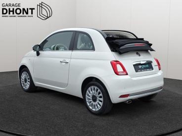 SPOTICAR Fiat 500 Dolcevita Cabrio - 1.0 Mhev - Manueel 6 - 70pk Tweedehands - Citadine Hybrid Blanc - Waregem - 400365423_4