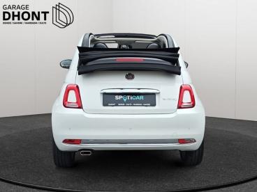SPOTICAR Fiat 500 Dolcevita Cabrio - 1.0 Mhev - Manueel 6 - 70pk Tweedehands - Citadine Hybrid Blanc - Waregem - 400365423_5