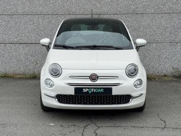 SPOTICAR Fiat 500 *ac*car Play*pano* 1.0 Benz/hybrid Dolcevita Occasions - Citadine Essence Blanc - Oostende - 1200366145_2