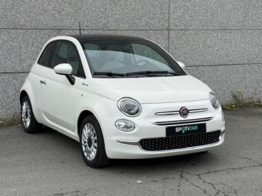 SPOTICAR Fiat 500 *ac*car Play*pano* 1.0 Benz/hybrid Dolcevita Occasions - Citadine Essence Blanc - Oostende - 1200366145_3