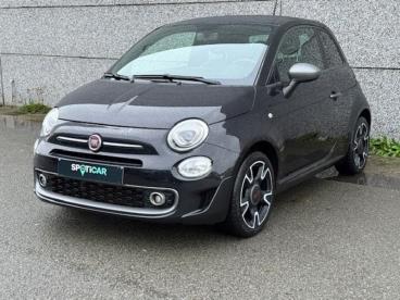 SPOTICAR Fiat 500 *ac*car Play*half Leder* 1.2 Benzine Occasions - Citadine Essence Noir - Oostende - 1200367677_1