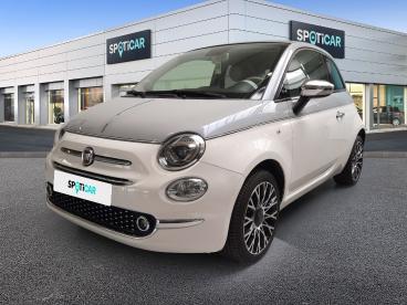 SPOTICAR Fiat 500 C 2 1.2 8v 51kw 60th Occasions - Citadine Essence Blanc - Drogenbos - 1200374284_1
