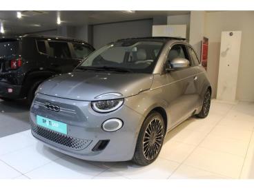 SPOTICAR Fiat 500 E La Prima - Schuifdak Tweedehands - Citadine Elektrisch Grey - Turnhout - 1200364548_1