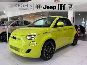 SPOTICAR Fiat 500 E La Prima 3+1 118pk Tweedehands - Citadine Elektrisch Yellow - Turnhout - 1200388283_1