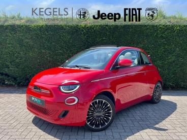 SPOTICAR Fiat 500 E Cabrio La Prima Tweedehands - Citadine Elektrisch Red - Turnhout - 1200390725_1