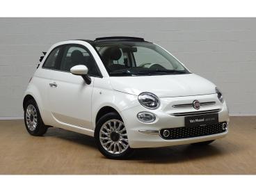 SPOTICAR Fiat 500 C 500c Dolcevita 1.0 Hybrid Tweedehands - Citadine Hybrid Wit - Antwerpen - 1200360025_2