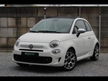 SPOTICAR Fiat 500 C 500c Abrio.nav.opendak Tweedehands - Citadine Benzine White - Zedelgem - 1200365594_1