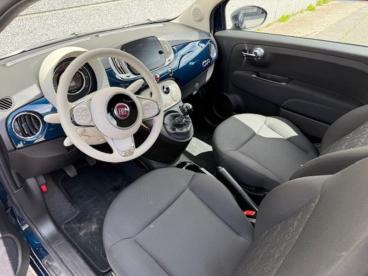 SPOTICAR Fiat 500 C 500c *ac*car Play* 1.0 Benz/hybrid Dolcevita Tweedehands - Citadine Hybrid Bleu - Oostende - 1200366071_2