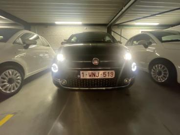 SPOTICAR Fiat 500 C 500c Dolcevita 1.0 Hybrid 70 Tweedehands - Citadine Hybrid Black - Gent - 1200367252_2