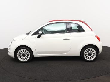 SPOTICAR Fiat 500 C 500c 1.2 Lounge +gps+park Pilot Achteraan Tweedehands - Citadine Benzine Wit - Bree - 1200373133_2