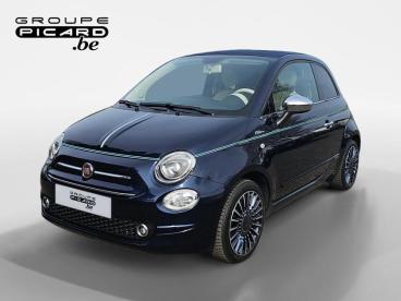 SPOTICAR Fiat 500 C 500c By Riva Mta Tweedehands - Citadine Benzine Blue - Arlon - 1200373673_1