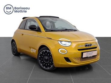 SPOTICAR Fiat 500 C 500c La Prima *leder*camera Achter En Sensoren*zetelver Occasions - Citadine Hybride Gold - Roeselare - 1200379703_1