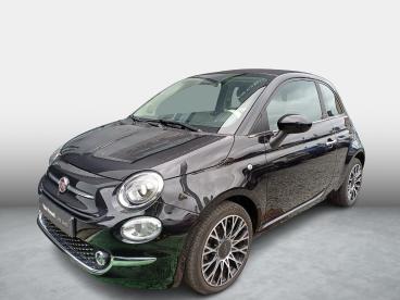 SPOTICAR Fiat 500 C 500c 1.0 Hybrid 70 Lounge Occasions - Citadine Essence Zwart - Genk - 1200386875_1