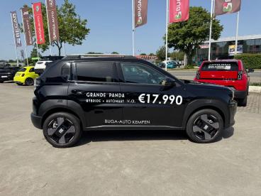 SPOTICAR Fiat Grande Panda La Prima Tweedehands - Berline Hybrid Zwart - Geel - 1200376863_5
