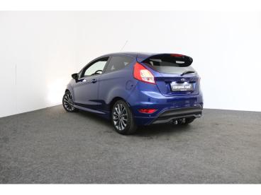 SPOTICAR Ford Fiesta St-line *radio-cd*airco*sensoren Achter*afneembare Occasions - Citadine Essence Bleu - Roeselare - 400363395_4