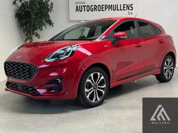 SPOTICAR Ford Puma Ecoboost Mhev St-line X Aut 155pk Tweedehands -  Hybrid Rouge - Halen - 1200369825_1