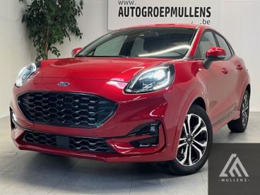 SPOTICAR Ford Puma Ecoboost Mhev St-line X Aut 155pk Tweedehands -  Hybrid Rouge - Halen - 1200369825_2