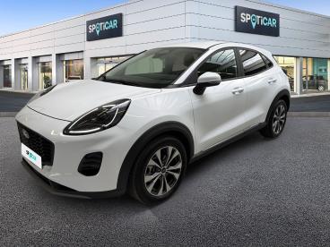 SPOTICAR Ford Puma 1 1.0i Ecoboost Mhev 92kw Aut. Titanium Occasions - Hatchback Essence Blanc - Drogenbos - 1200394910_1